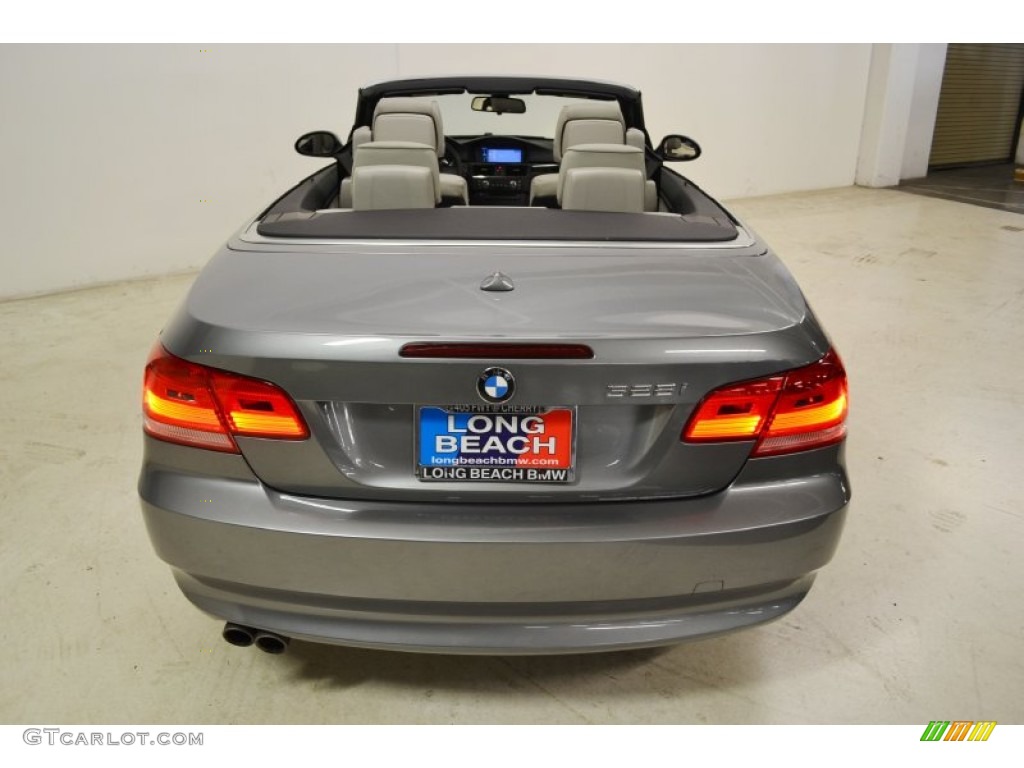 2009 3 Series 328i Convertible - Space Grey Metallic / Cream Beige Dakota Leather photo #6