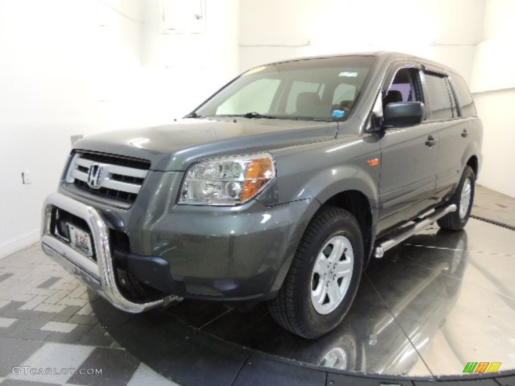 2007 Pilot LX 4WD - Nimbus Gray Metallic / Gray photo #1