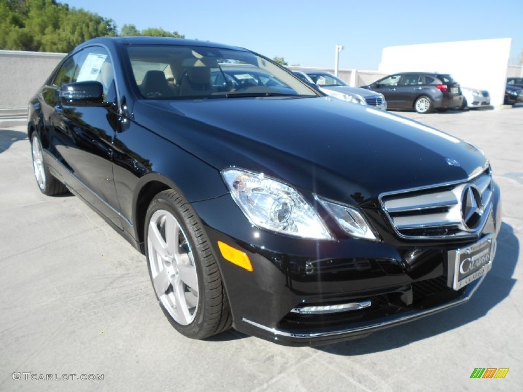 Black 2013 Mercedes-Benz E 350 Coupe Exterior Photo #72388168