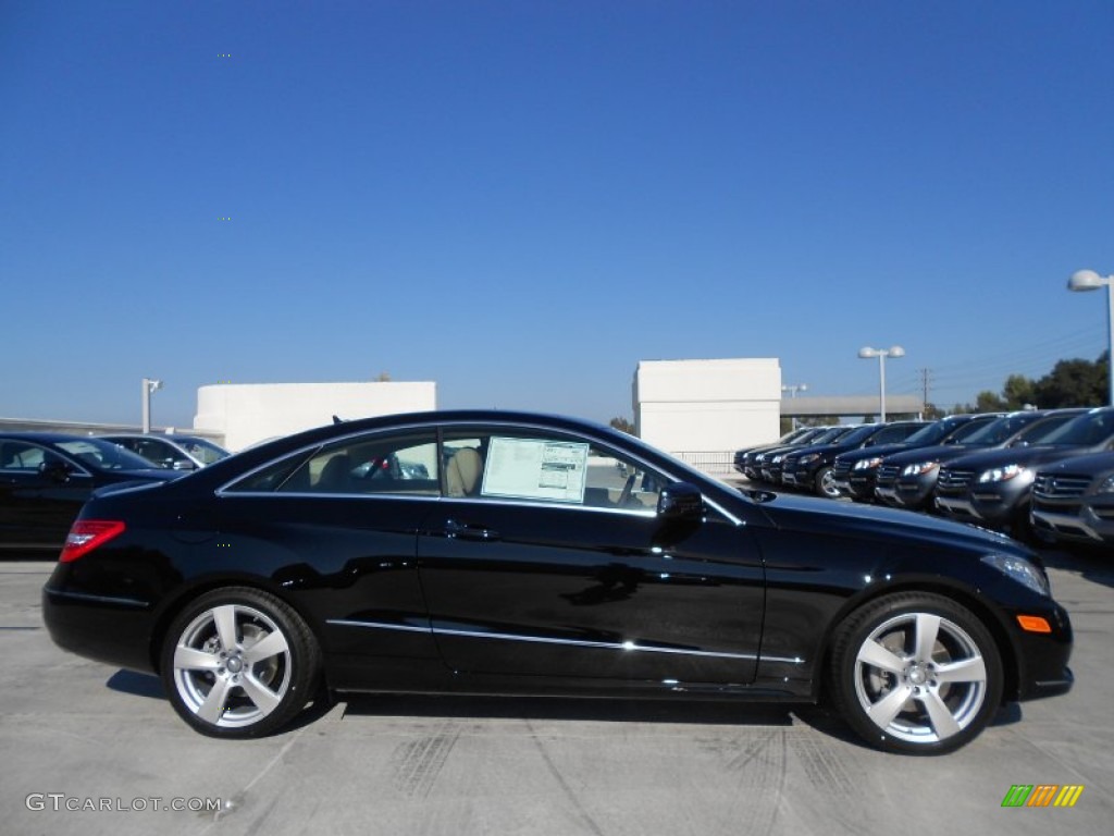 Black 2013 Mercedes-Benz E 350 Coupe Exterior Photo #72388203