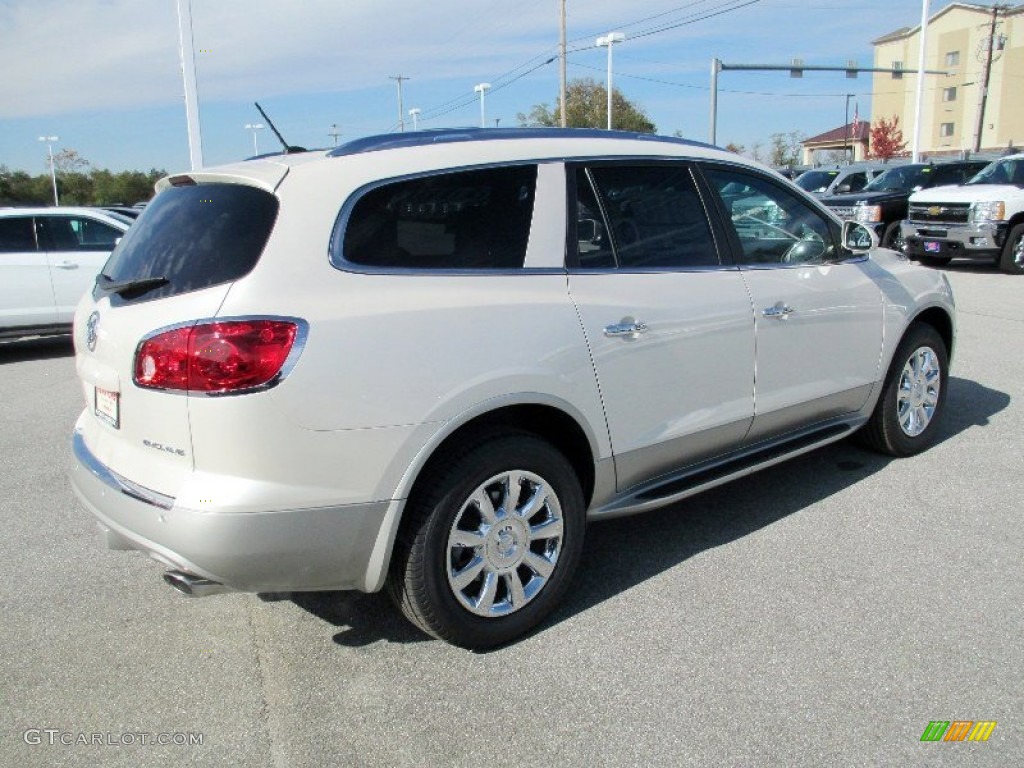 2012 Enclave FWD - White Diamond Tricoat / Cashmere photo #11