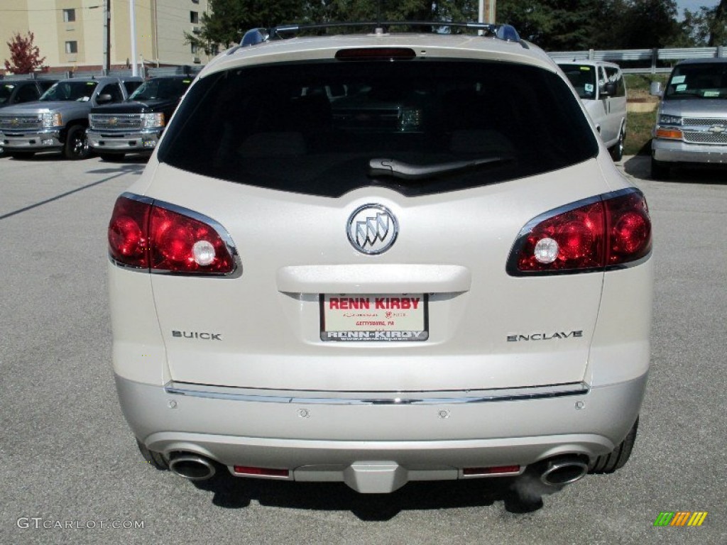 2012 Enclave FWD - White Diamond Tricoat / Cashmere photo #13