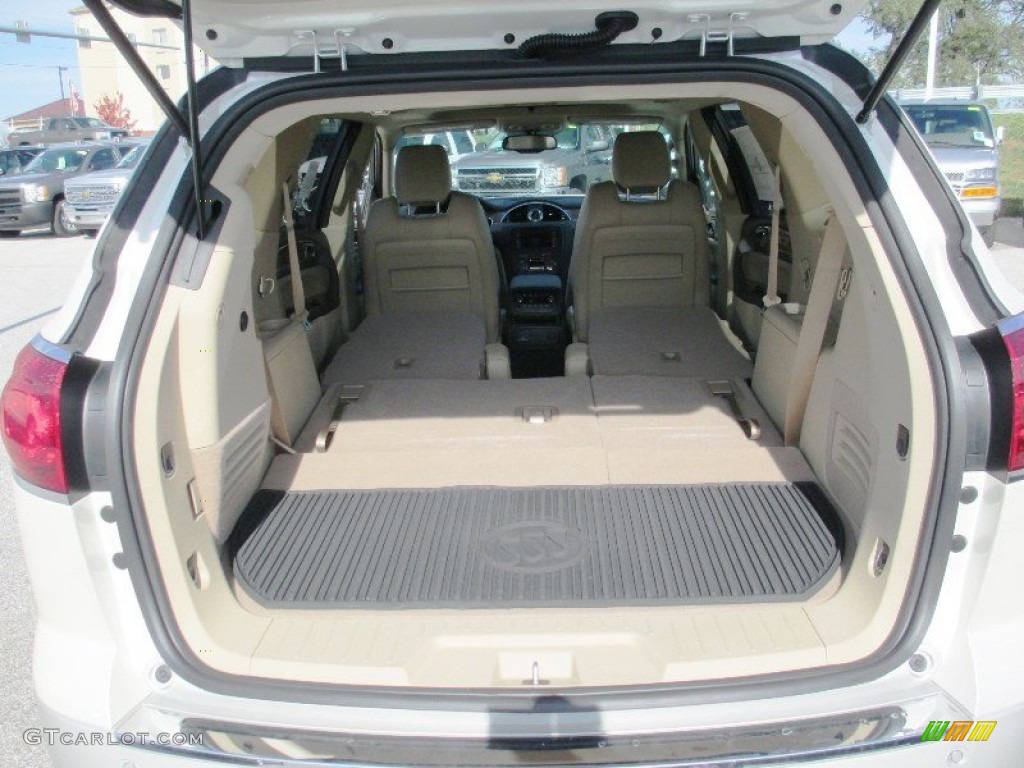 2012 Enclave FWD - White Diamond Tricoat / Cashmere photo #21
