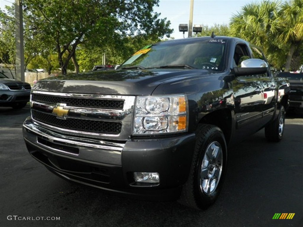 2011 Silverado 1500 LT Crew Cab - Taupe Gray Metallic / Ebony photo #11