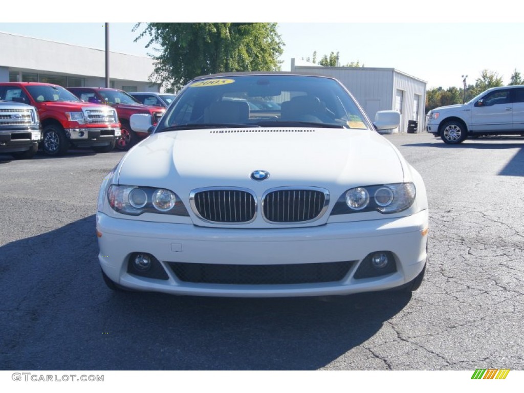 2005 3 Series 330i Convertible - Alpine White / Sand photo #7