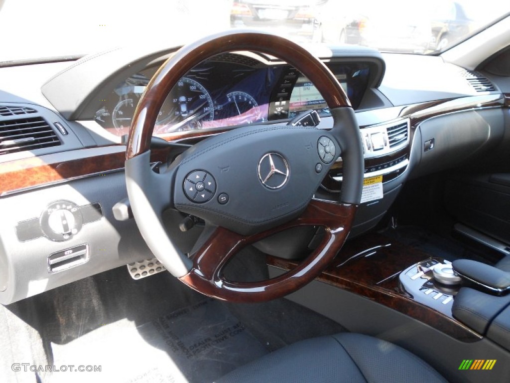 2013 S 550 Sedan - Palladium Silver Metallic / Black photo #7