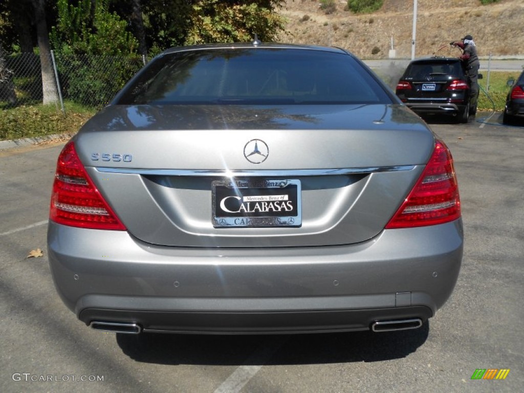 2013 S 550 Sedan - Palladium Silver Metallic / Black photo #9