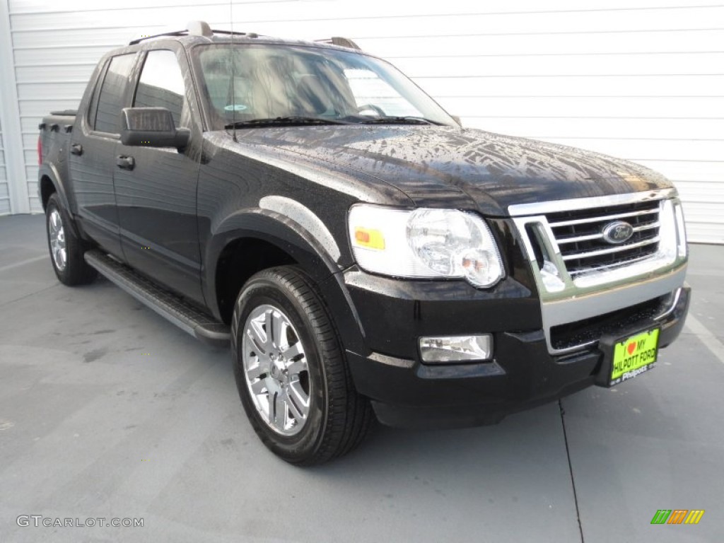 2010 Explorer Sport Trac Limited - Black / Charcoal Black photo #1