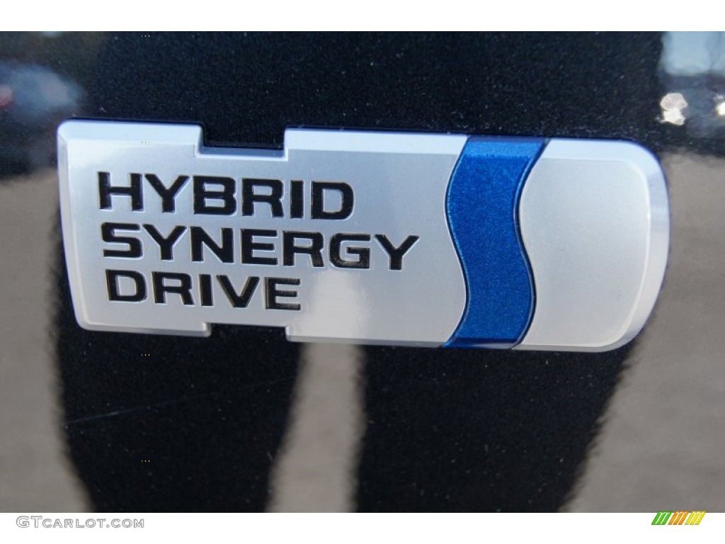 2012 Prius c Hybrid One - Black Sand Pearl / Gray photo #18
