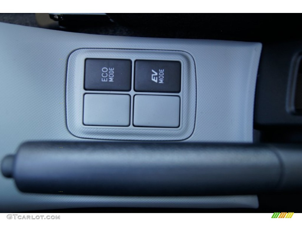 2012 Prius c Hybrid One - Black Sand Pearl / Gray photo #30