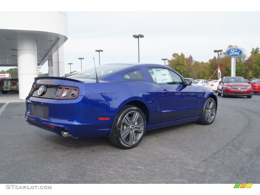 Deep Impact Blue Metallic 2013 Ford Mustang V6 Coupe Exterior Photo #72393165
