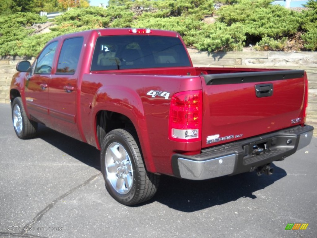 Sonoma Red Metallic 2013 GMC Sierra 1500 SLT Crew Cab 4x4 Exterior Photo #72393597