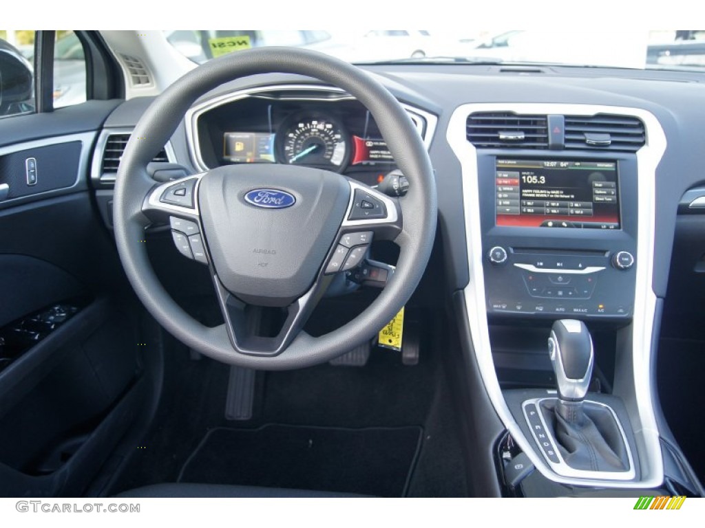 2013 Ford Fusion SE 1.6 EcoBoost Charcoal Black Dashboard Photo #72393693