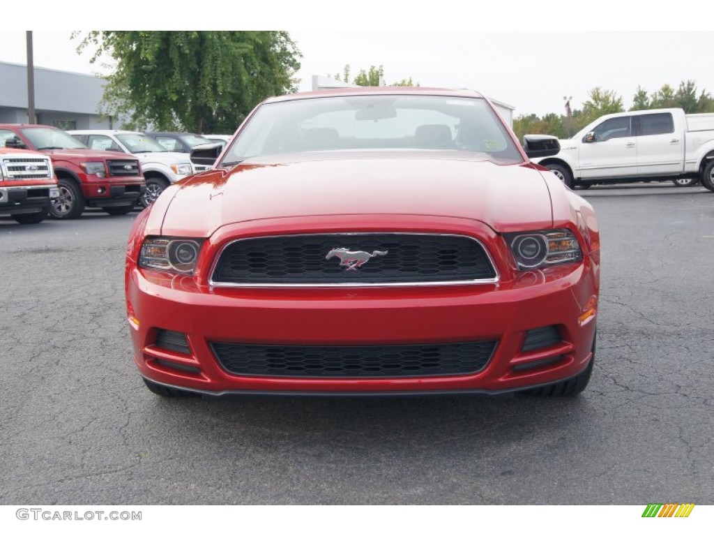 Red Candy Metallic 2013 Ford Mustang V6 Coupe Exterior Photo #72394371