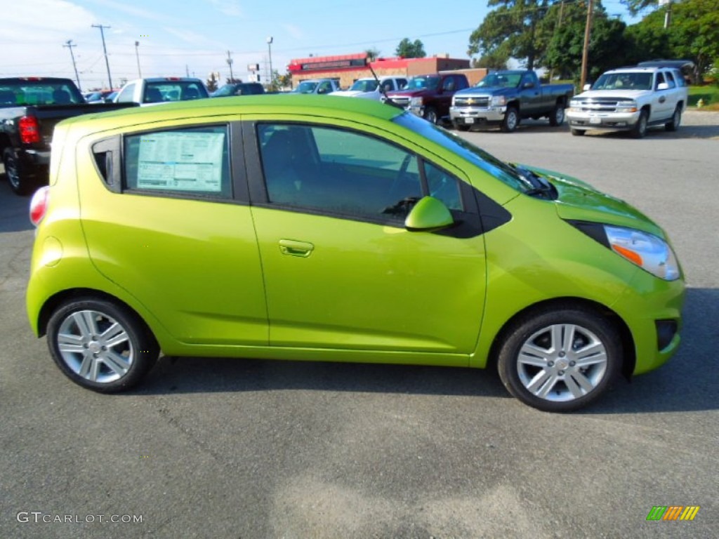 Jalapeno (Green) 2013 Chevrolet Spark LT Exterior Photo #72394386