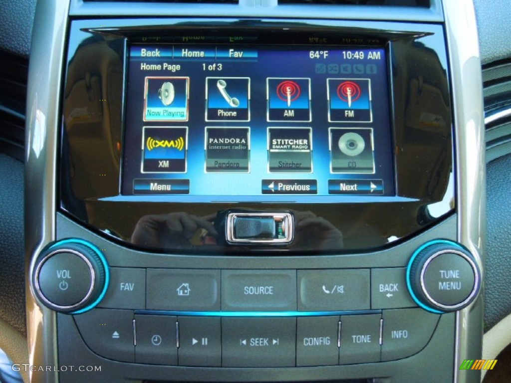 2013 Malibu LT - Champagne Silver Metallic / Cocoa/Light Neutral photo #14