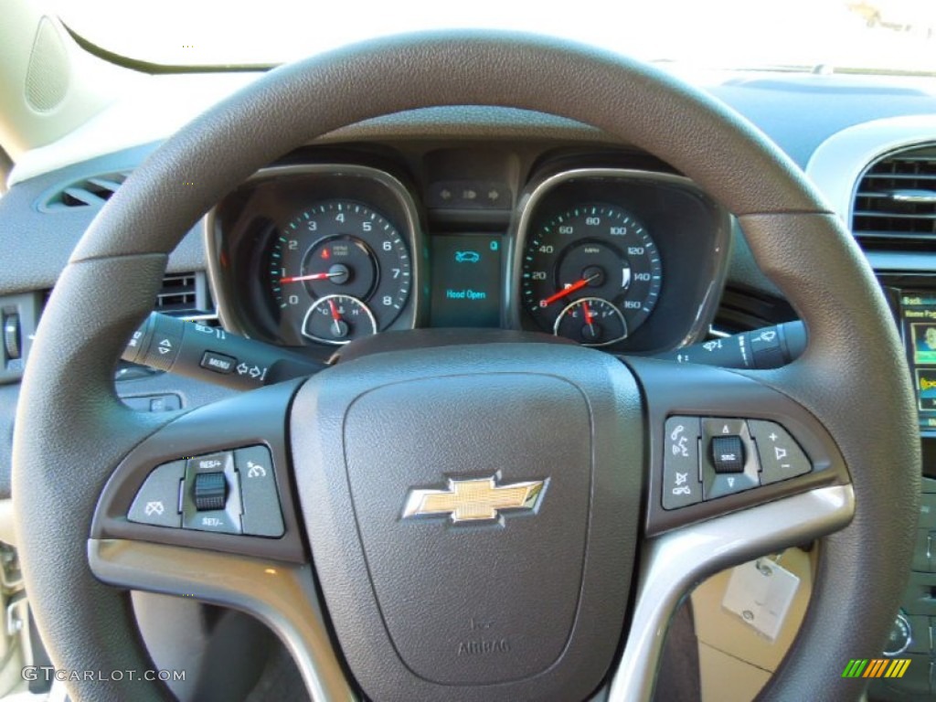 2013 Malibu LT - Champagne Silver Metallic / Cocoa/Light Neutral photo #15