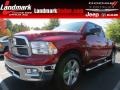 2010 Inferno Red Crystal Pearl Dodge Ram 1500 Big Horn Quad Cab  photo #1