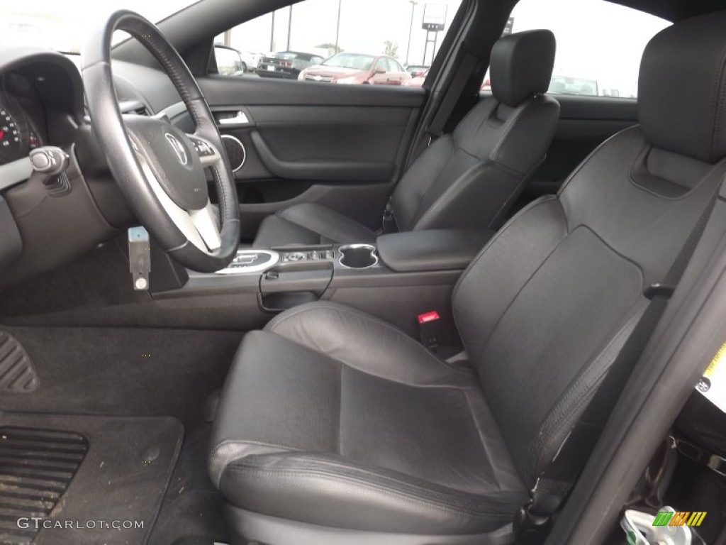 Onyx Interior 2009 Pontiac G8 Sedan Photo #72395220
