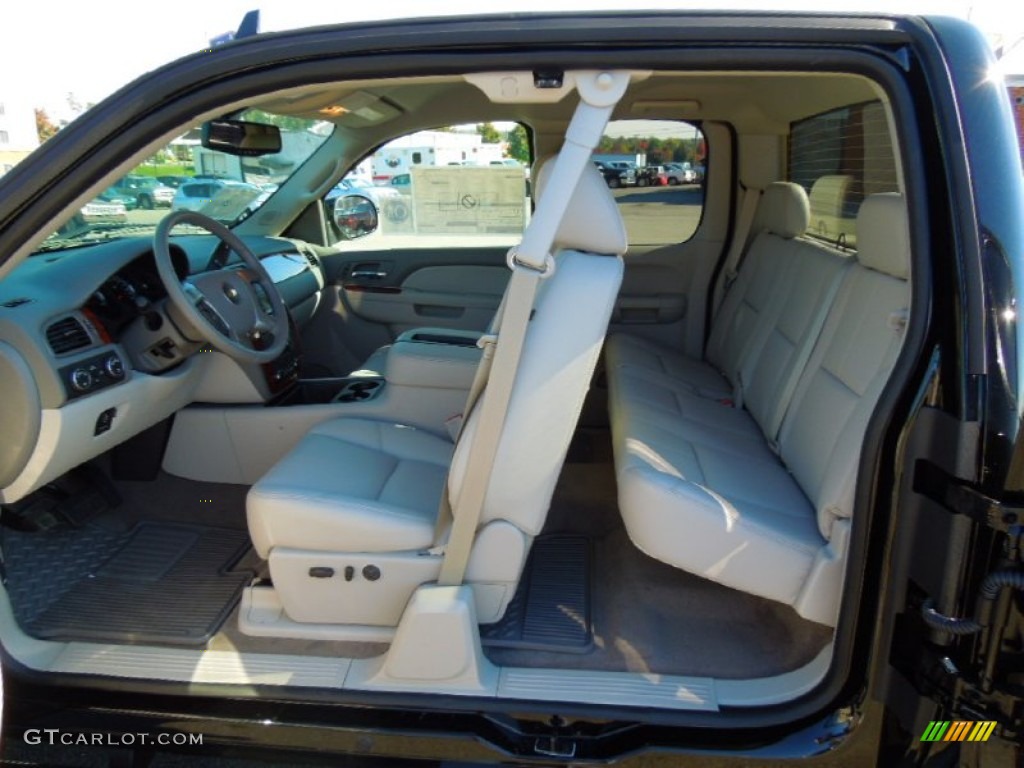 Light Titanium/Dark Titanium Interior 2013 Chevrolet Silverado 1500 LTZ Extended Cab 4x4 Photo #72395223