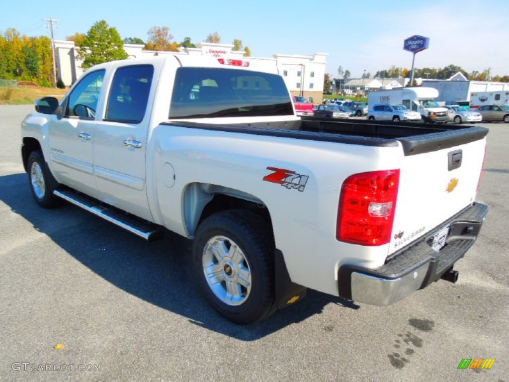 2013 Silverado 1500 LT Crew Cab 4x4 - White Diamond Tricoat / Ebony photo #4