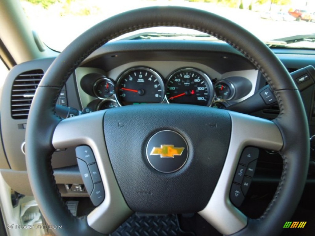 2013 Silverado 1500 LT Crew Cab 4x4 - White Diamond Tricoat / Ebony photo #15