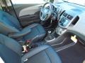 Jet Black/Dark Titanium 2013 Chevrolet Sonic LTZ Hatch Interior Color