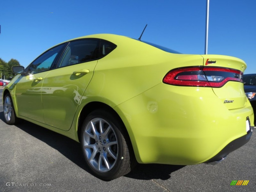 Citrus Peel Pearl Coat 2013 Dodge Dart SXT Exterior Photo #72395853