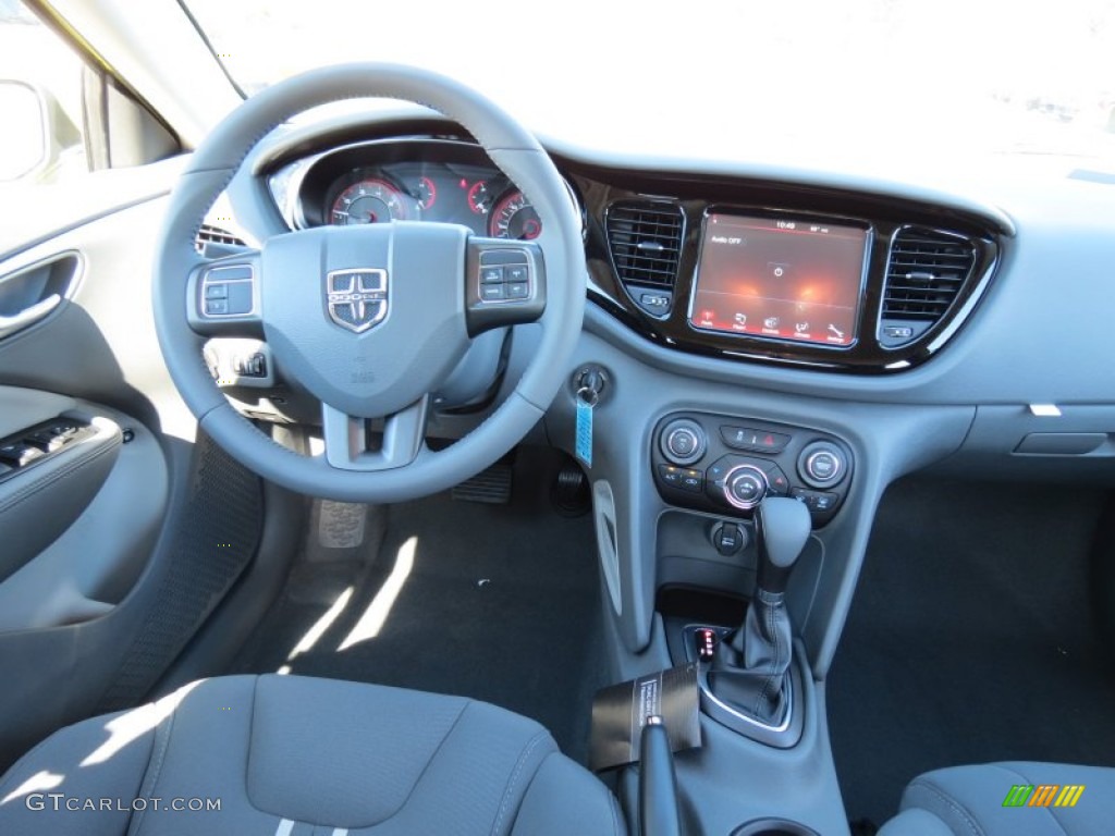2013 Dodge Dart SXT Diesel Gray Dashboard Photo #72395901
