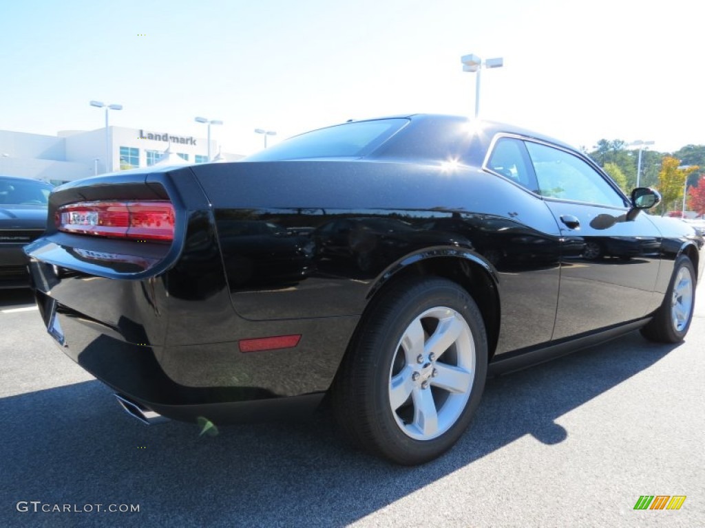 2013 Challenger SXT - Pitch Black / Dark Slate Gray photo #3