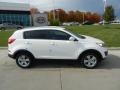 2013 Clear White Kia Sportage LX AWD  photo #3