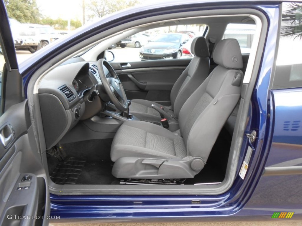 Anthracite Interior 2007 Volkswagen Rabbit 2 Door Photo #72398771