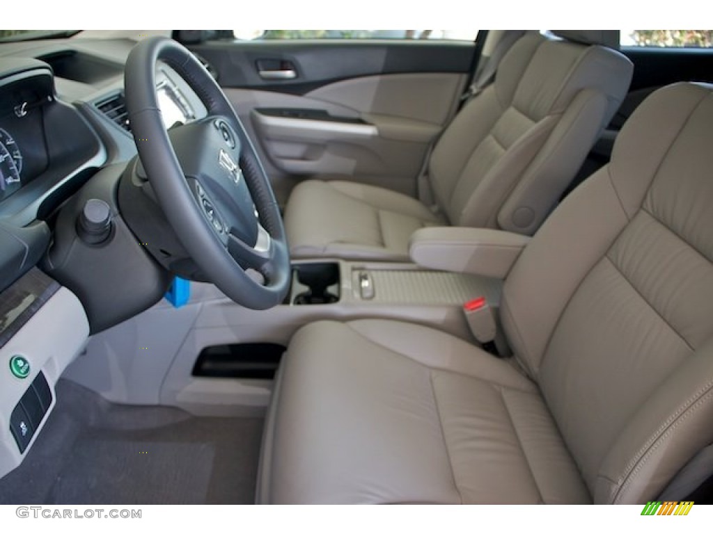 2013 CR-V EX-L - Polished Metal Metallic / Beige photo #9
