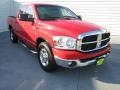 2007 Flame Red Dodge Ram 2500 ST Quad Cab  photo #1