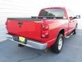 2007 Flame Red Dodge Ram 2500 ST Quad Cab  photo #3