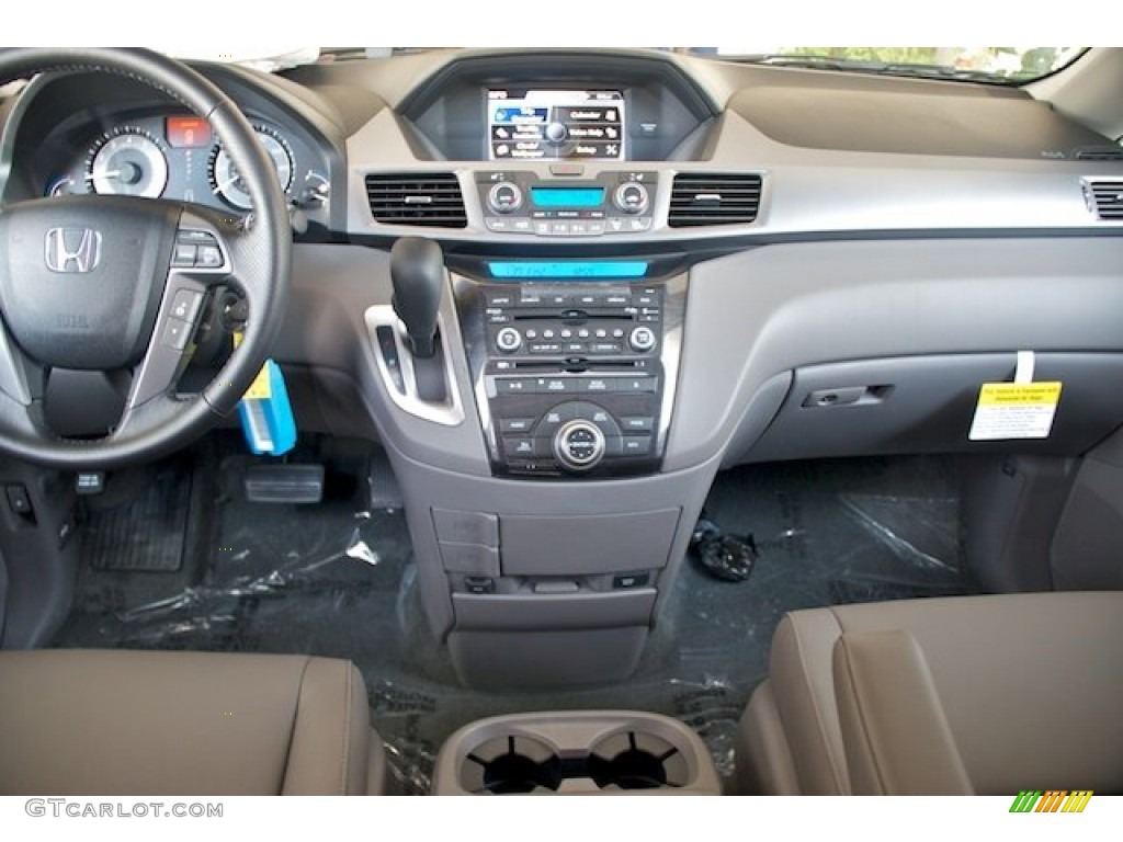 2013 Honda Odyssey Touring Truffle Dashboard Photo #72399557