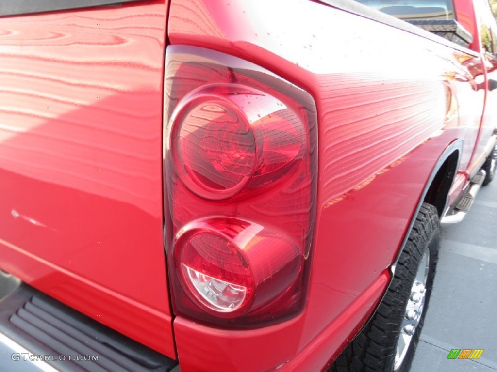 2007 Ram 2500 ST Quad Cab - Flame Red / Khaki photo #19