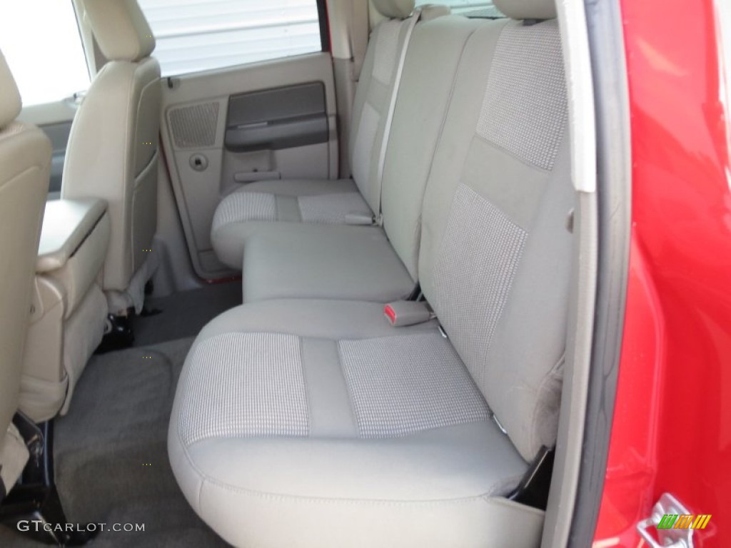 2007 Dodge Ram 2500 ST Quad Cab Rear Seat Photo #72399917