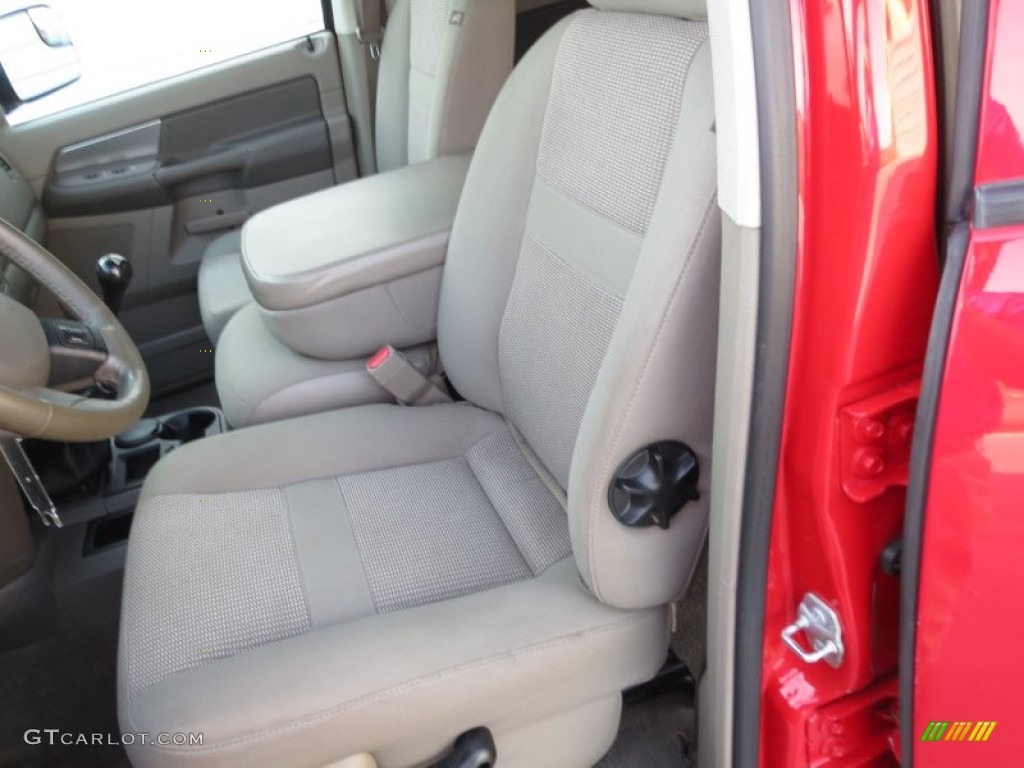 2007 Dodge Ram 2500 ST Quad Cab Front Seat Photo #72399980