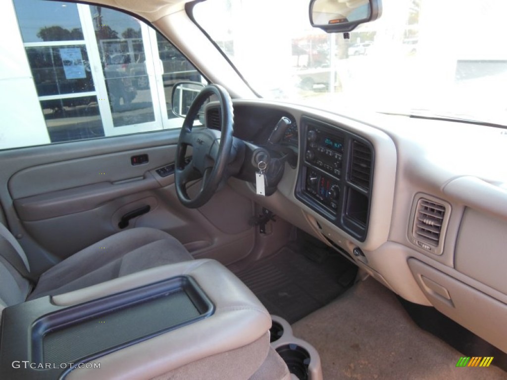 2007 Sierra 1500 Classic SL Crew Cab - Medium Green Metallic / Neutral photo #6