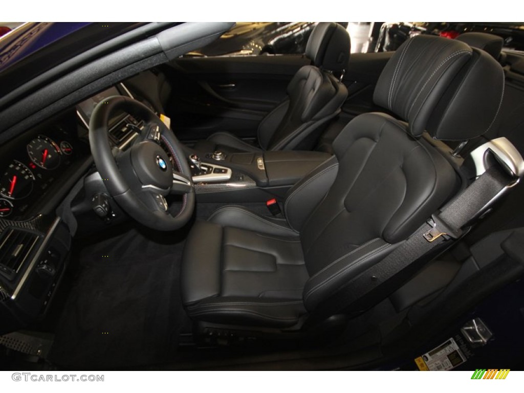 2012 M6 Convertible - San Marino Blue Metallic / Black photo #3