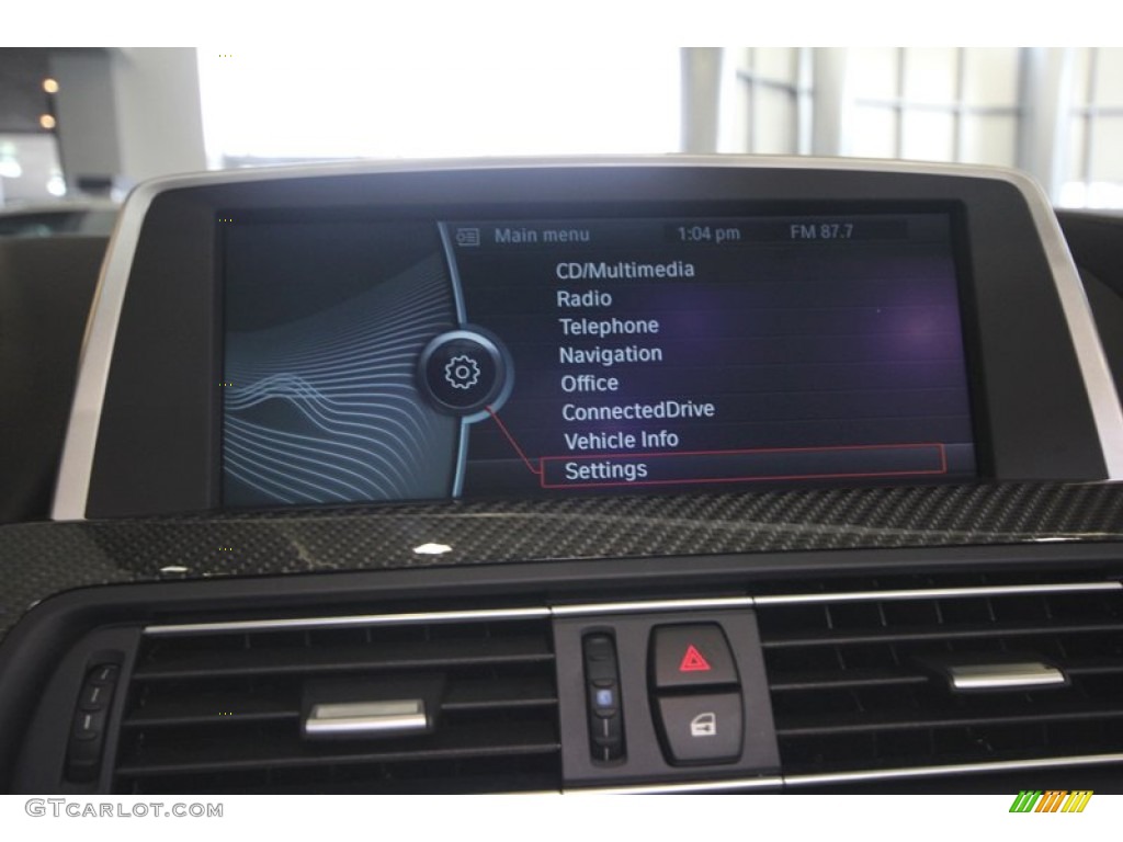 2012 M6 Convertible - San Marino Blue Metallic / Black photo #19