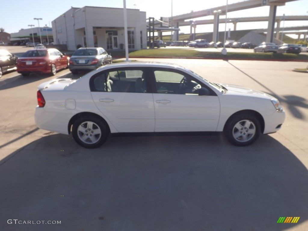 2005 Malibu LS V6 Sedan - White / Gray photo #6