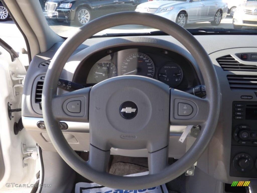 2005 Malibu LS V6 Sedan - White / Gray photo #10