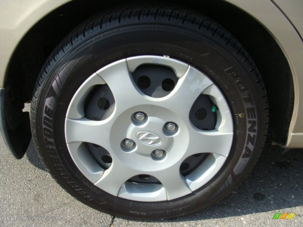 2002 Elantra GLS Sedan - Champagne Beige / Beige photo #21
