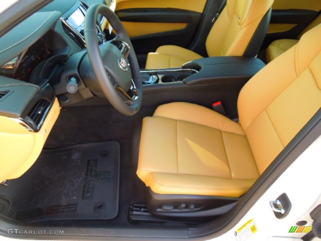 Caramel Jet Black Accents Interior 2013 Cadillac Ats 2 5l