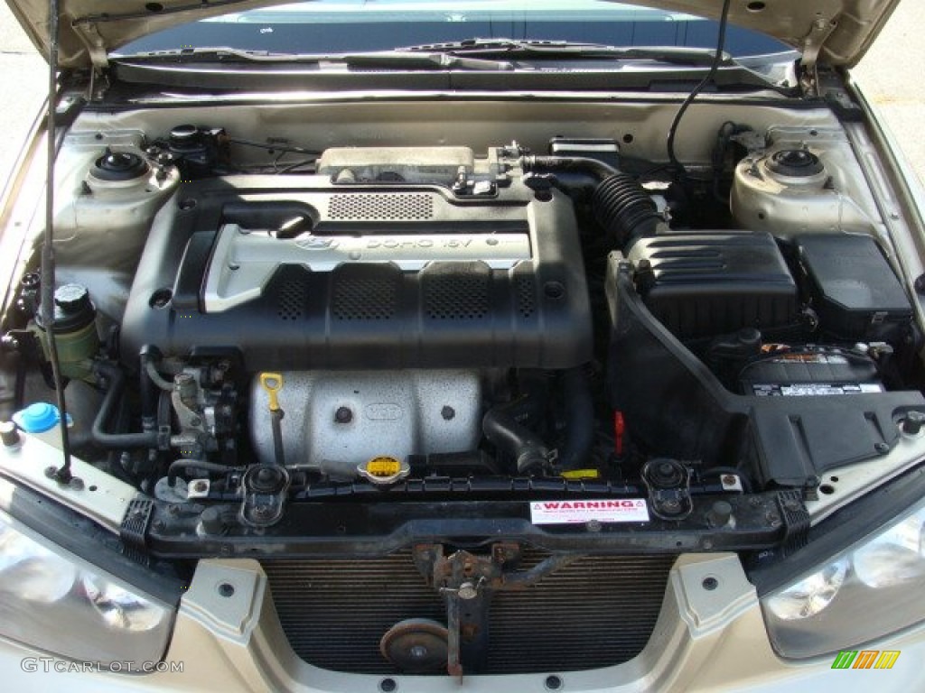 2002 Elantra GLS Sedan - Champagne Beige / Beige photo #23