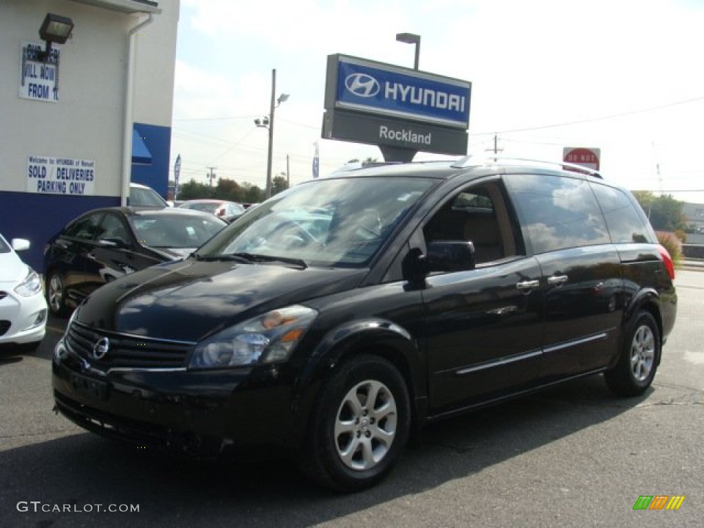 Galaxy Black Metallic Nissan Quest