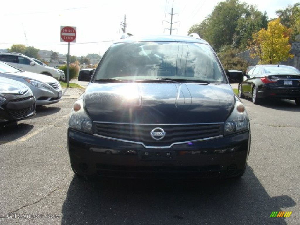 2008 Quest 3.5 SL - Galaxy Black Metallic / Beige photo #2