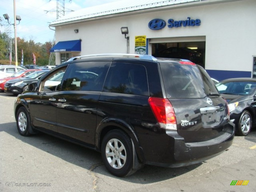 2008 Quest 3.5 SL - Galaxy Black Metallic / Beige photo #6
